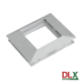 Rama alba simpla pentru aparataj 45x45 mm (2 module) - DLX DLX-102-11