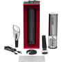 Prestigio Nemi, smart wine opener, simple operation with 2 buttons, aerator, vacuum stopper preserver, foil cutter, opens up to 