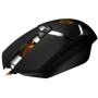 CANYON Wired gaming mouse programmable, Sunplus 189E2 IC sensor, DPI up to 4800 adjustable by software, Black rubber coating wit