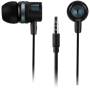 CANYON Stereo earphones with microphone, Dark gray, cable length 1.2m, 21.5*12mm, 0.011kg