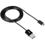 CANYON Micro USB cable, 1M, Black, 15*8.2*1000mm, 0.018kg