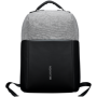 Anti-theft backpack for 15.6"-17" laptop, material 900D glued polyester and 600D polyester, black/dark gray, USB cable length0.6