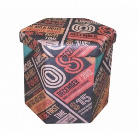 Taburet pliabil Hexagonal MIX