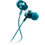 CANYON Stereo earphones with microphone, metallic shell, cable length 1.2m, Blue-green, 22*12.6mm, 0.012kg