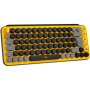 LOGITECH POP Keys Wireless Mechanical Keyboard With Emoji Keys - BLAST_YELLOW - US INT'L - BT  - INTNL - BOLT
