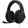 LOGITECH G433 Wired Gaming Headset 7.1 - TRIPLE BLACK - 3.5 MM - USB DAC