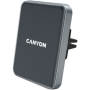 CANYON Car holder and wireless charger MegaFix, C-15, 15W, Input: USB-C: 5V/2A, 9V/3A Output: 5W, 7.5W, 10W, 15W89*65*12mm,0.195