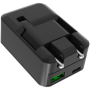 Canyon, PD 20W/QC3.0 18W WALL Charger with 1-USB A+ 1-USB-C   Input: 100V-240V, Output: 1 port charge: USB-C:PD 20W (5V3A/9V2.22