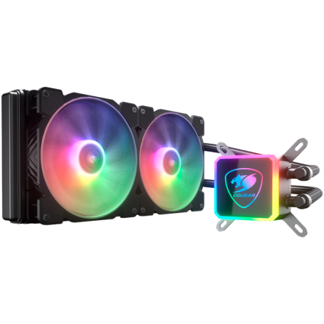 Aqua ARGB 280 3MAQR280.0003 COUGAR AIO Liquid Cooling Aqua ARGB 280 (Aqua ARGB 280 *1 + 140mm RGB fan x2 + remove control)