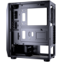 MX410 Mesh -G RGB 385VM70.0004 Case MX410-T/ Mid tower / Mesh side cover / 4pcs of  RGB fan + 2 LED strips
