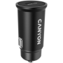 Canyon C-20, PD 20W Pocket size car charger, input: DC12V-24V, output: PD20W, support iPhone12 PD fast charging, Compliant with 