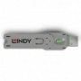 Lindy USB A Port Blocker(w/o key) Green