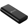 CANYON Power bank 10000mAh Li-poly battery, Input 5V/2A, Output 5V/2.1A, with Smart IC, Black, USB cable length 0.25m, 120*52*22