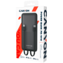 CANYON PB-1010, Power bank 10000mAh Li-pol battery with 2pcs Build-in Cable,  Input:  TYPE-C:  5V3A/9V2A  18WMicro USB: 5V2A/9V2