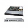 Supermicro 1.1U Chassis for motherboard support size: (12" x 10") (9.6" x 9.6"), 4 x 3.5" hot-swap SAS/SATA drive bay with SES2,