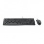 Kit Logitech MK120, USB 2.0, negru